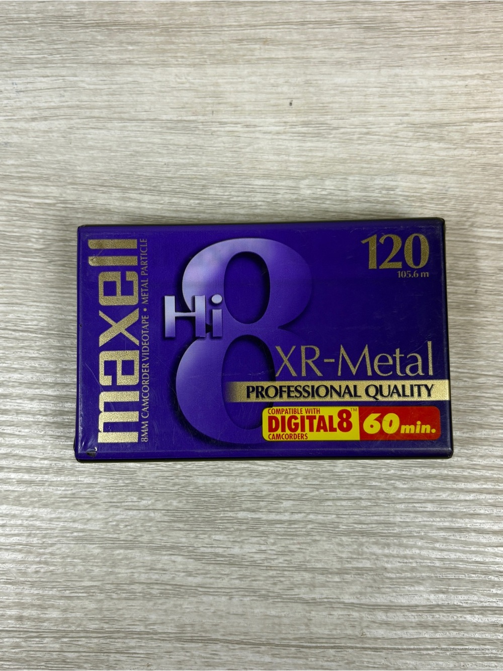 Maxell P6-120 XR Hi 8 120 min Video Cassette  XR-Metal Digital 8